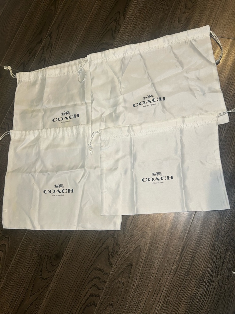 Coach Dust Bag x4 pcs Set